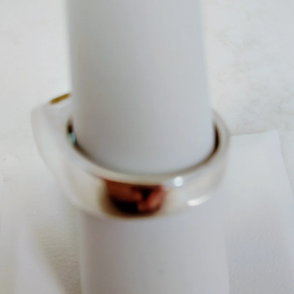 925 Sterling Ring with Amethyst Citrine And Sky Blue Topaz Gemstones